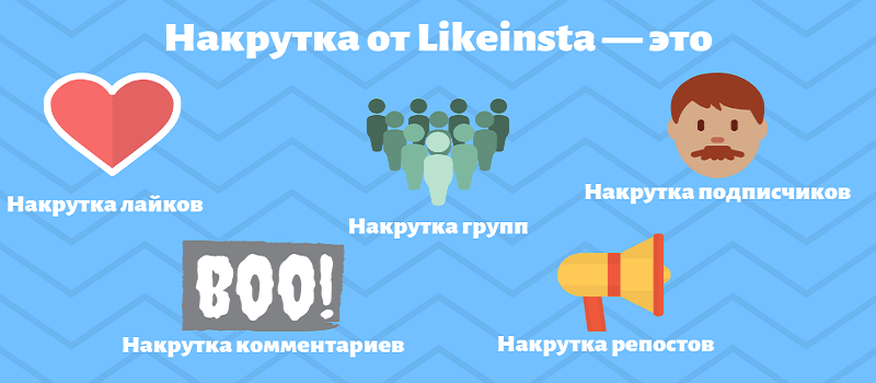 Какая накрутка Вк доступна на сайте - Likeinsta.io